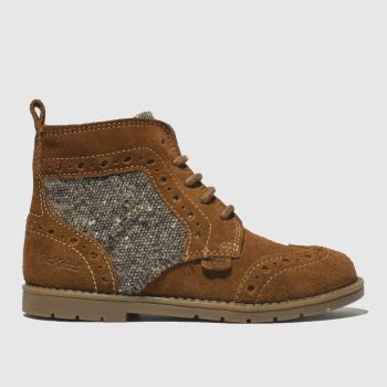 KICKERS TAN ORIN BROGUE BOOTS TODDLER KICKERS TAN ORIN BROGUE BOOTS TODDLER