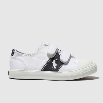 polo ralph lauren white & navy dawsyn shoes toddler polo ralph lauren white & navy dawsyn shoes toddler