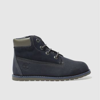 TIMBERLAND NAVY POKEY PINE BOOTS TODDLER TIMBERLAND NAVY POKEY PINE BOOTS TODDLER