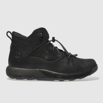 TIMBERLAND BLACK FLYROAM HIKER BOOTS JUNIOR TIMBERLAND BLACK FLYROAM HIKER BOOTS JUNIOR
