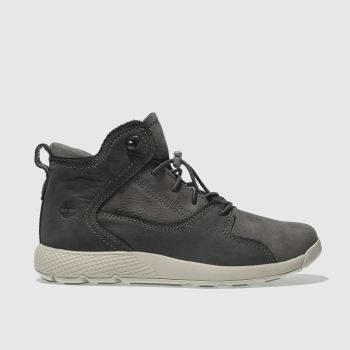 TIMBERLAND GREY FLYROAM HIKER BOOTS JUNIOR TIMBERLAND GREY FLYROAM HIKER BOOTS JUNIOR