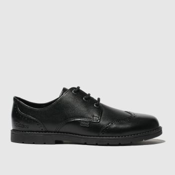 kickers black orin brogue lo shoes junior kickers black orin brogue lo shoes junior