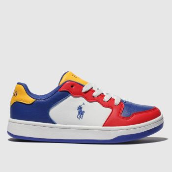 polo ralph lauren navy & red jessup shoes junior polo ralph lauren navy & red jessup shoes junior