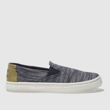 TOMS NAVY LUCA BOYS JUNIOR SHOES TOMS NAVY LUCA BOYS JUNIOR SHOES