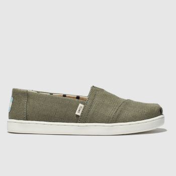 TOMS KHAKI CLASSIC BOOTS JUNIOR TOMS KHAKI CLASSIC BOOTS JUNIOR