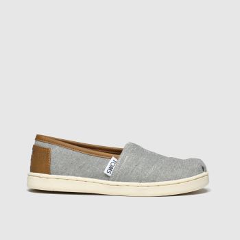 toms light grey classic boots junior toms light grey classic boots junior