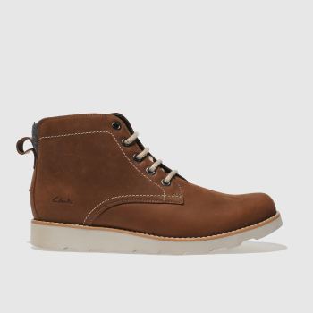 CLARKS TAN DEXY TOP BOYS YOUTH BOOTS CLARKS TAN DEXY TOP BOYS YOUTH BOOTS
