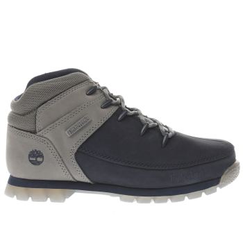 TIMBERLAND NAVY & GREY EUROSPRINT BOYS YOUTH BOOTS TIMBERLAND NAVY & GREY EUROSPRINT BOYS YOUTH BOOTS