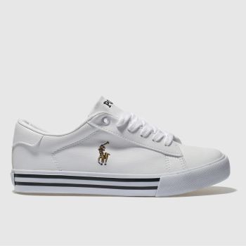 POLO RALPH LAUREN WHITE & NAVY EASTEN BOOTS YOUTH POLO RALPH LAUREN WHITE & NAVY EASTEN BOOTS YOUTH