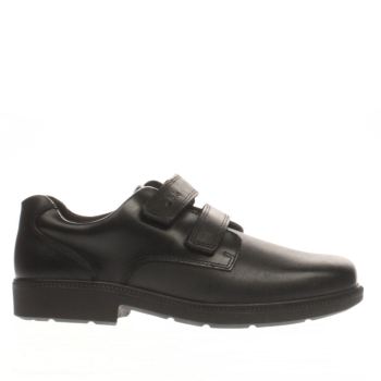 CLARKS BLACK DEATON GATE BOYS YOUTH SHOES CLARKS BLACK DEATON GATE BOYS YOUTH SHOES