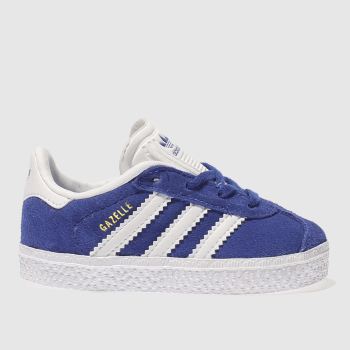 ADIDAS BLUE GAZELLE TRAINERS TODDLER ADIDAS BLUE GAZELLE TRAINERS TODDLER