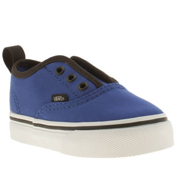 kids vans blue authentic v trainers kids vans blue authentic v trainers