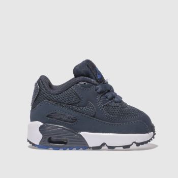 NIKE NAVY AIR MAX 90 MESH BOYS TODDLER TRAINERS NIKE NAVY AIR MAX 90 MESH BOYS TODDLER TRAINERS