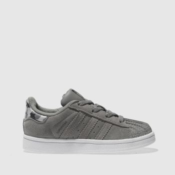 ADIDAS GREY SUPERSTAR TRAINERS TODDLER ADIDAS GREY SUPERSTAR TRAINERS TODDLER