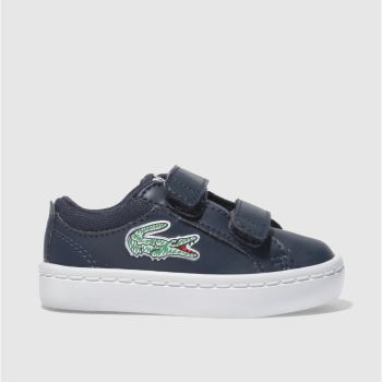 LACOSTE NAVY & GREEN STRAIGHTSET TRAINERS TODDLER LACOSTE NAVY & GREEN STRAIGHTSET TRAINERS TODDLER