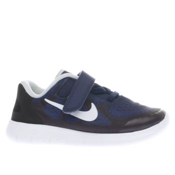 NIKE NAVY & BLACK FREE RUN 2 BOYS TODDLER TRAINERS NIKE NAVY & BLACK FREE RUN 2 BOYS TODDLER TRAINERS