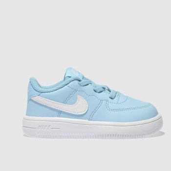 NIKE PALE BLUE FORCE 1 18 TRAINERS TODDLER NIKE PALE BLUE FORCE 1 18 TRAINERS TODDLER