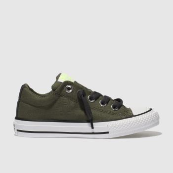 CONVERSE KHAKI ALL STAR STREET SLIP TRAINERS TODDLER CONVERSE KHAKI ALL STAR STREET SLIP TRAINERS TODDLER