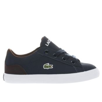 LACOSTE NAVY LEROND BOYS TODDLER TRAINERS LACOSTE NAVY LEROND BOYS TODDLER TRAINERS