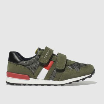 TOMMY HILFIGER KHAKI VELCRO SNEAKER CLASSIC TRAINERS TODDLER TOMMY HILFIGER KHAKI VELCRO SNEAKER CLASSIC TRAINERS TODDLER