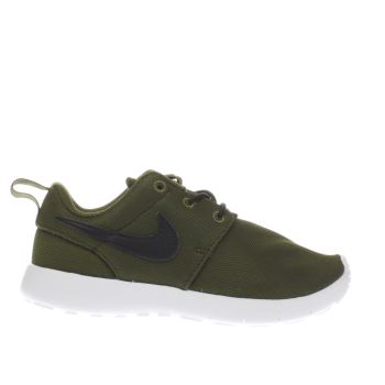 kids nike khaki roshe run trainers kids nike khaki roshe run trainers