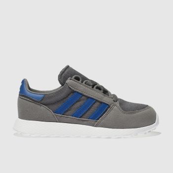 ADIDAS DARK GREY FOREST GROVE TRAINERS JUNIOR ADIDAS DARK GREY FOREST GROVE TRAINERS JUNIOR