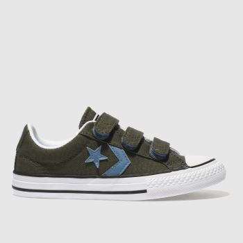 CONVERSE KHAKI STAR PLAYER OX TRAINERS JUNIOR CONVERSE KHAKI STAR PLAYER OX TRAINERS JUNIOR