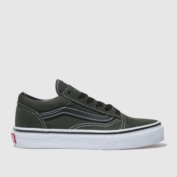 VANS KHAKI OLD SKOOL TRAINERS JUNIOR VANS KHAKI OLD SKOOL TRAINERS JUNIOR