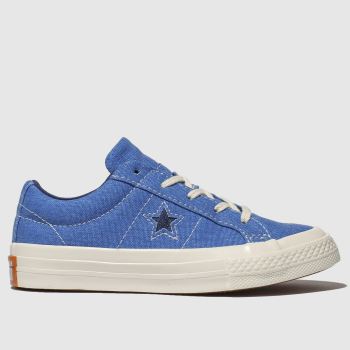 CONVERSE BLUE ONE STAR LO TRAINERS JUNIOR CONVERSE BLUE ONE STAR LO TRAINERS JUNIOR