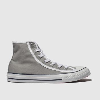 CONVERSE GREY GAMER HI TRAINERS JUNIOR CONVERSE GREY GAMER HI TRAINERS JUNIOR