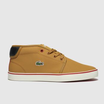 lacoste tan ampthill thermo trainers junior lacoste tan ampthill thermo trainers junior