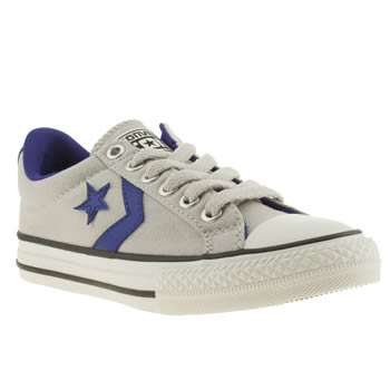kids converse grey & navy cons star player ox jnr trainers kids converse grey & navy cons star player ox jnr trainers