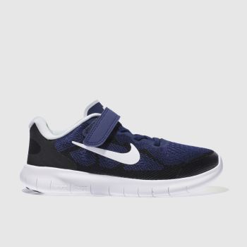 NIKE NAVY & BLACK FREE RUN 2 TRAINERS JUNIOR NIKE NAVY & BLACK FREE RUN 2 TRAINERS JUNIOR