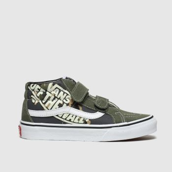 vans dark green sk8-mid reissue v trainers junior vans dark green sk8-mid reissue v trainers junior
