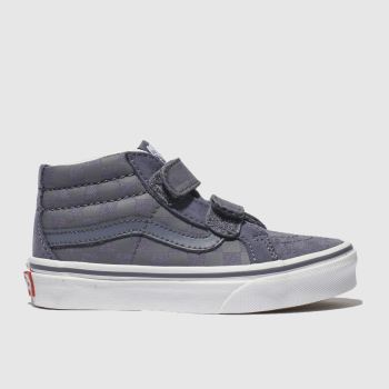 VANS BLUE SK8 MID REISSUE TRAINERS JUNIOR VANS BLUE SK8 MID REISSUE TRAINERS JUNIOR
