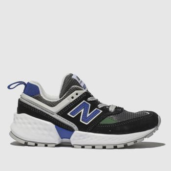 NEW BALANCE BLACK & NAVY 574 TRAINERS JUNIOR NEW BALANCE BLACK & NAVY 574 TRAINERS JUNIOR