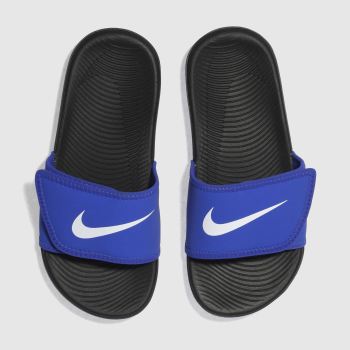 NIKE BLUE KAWA ADJUST TRAINERS JUNIOR NIKE BLUE KAWA ADJUST TRAINERS JUNIOR