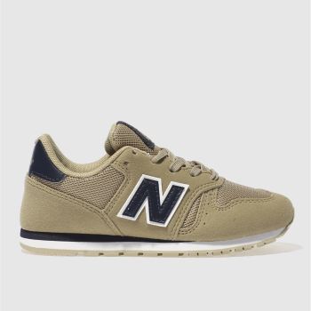 NEW BALANCE TAN 373 BOYS JUNIOR TRAINERS NEW BALANCE TAN 373 BOYS JUNIOR TRAINERS