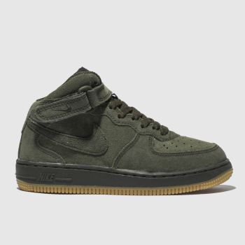 NIKE KHAKI AIR FORCE 1 HIGH LV8 TRAINERS JUNIOR NIKE KHAKI AIR FORCE 1 HIGH LV8 TRAINERS JUNIOR