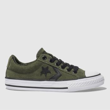 CONVERSE KHAKI STAR PLAYER OX TRAINERS JUNIOR CONVERSE KHAKI STAR PLAYER OX TRAINERS JUNIOR