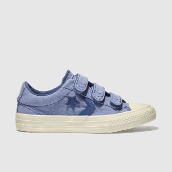 CONVERSE BLUE STAR PLAYER 3V BOYS JUNIOR TRAINERS CONVERSE BLUE STAR PLAYER 3V BOYS JUNIOR TRAINERS