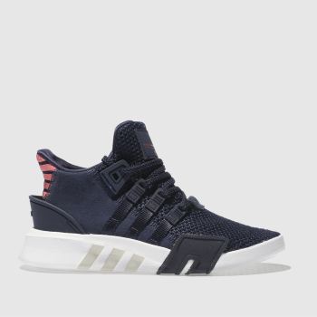 ADIDAS NAVY EQT BASK ADV TRAINERS JUNIOR ADIDAS NAVY EQT BASK ADV TRAINERS JUNIOR