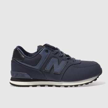 NEW BALANCE NAVY 574 TRAINERS JUNIOR NEW BALANCE NAVY 574 TRAINERS JUNIOR