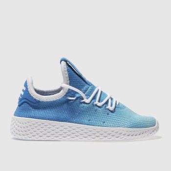 ADIDAS BLUE TENNIS PHARRELL HU HOLI BOYS JUNIOR TRAINERS ADIDAS BLUE TENNIS PHARRELL HU HOLI BOYS JUNIOR TRAINERS