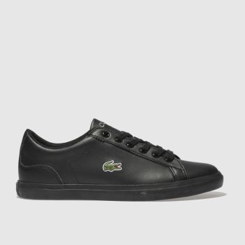 LACOSTE BLACK LEROND TRAINERS YOUTH LACOSTE BLACK LEROND TRAINERS YOUTH
