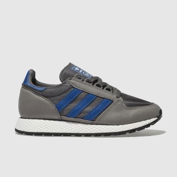 ADIDAS DARK GREY FOREST GROVE TRAINERS YOUTH ADIDAS DARK GREY FOREST GROVE TRAINERS YOUTH