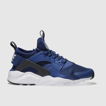 NIKE BLUE HUARACHE RUN ULTRA TRAINERS YOUTH NIKE BLUE HUARACHE RUN ULTRA TRAINERS YOUTH