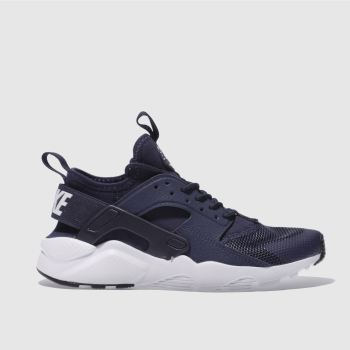 NIKE NAVY HUARACHE RUN ULTRA YOUTH TRAINERS NIKE NAVY HUARACHE RUN ULTRA YOUTH TRAINERS