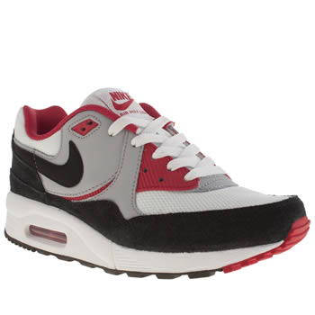 kids nike white & red air max light trainers kids nike white & red air max light trainers