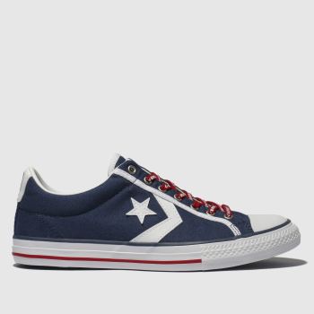 CONVERSE NAVY & WHITE STAR PLAYER EV LO TRAINERS YOUTH CONVERSE NAVY & WHITE STAR PLAYER EV LO TRAINERS YOUTH